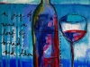 Painting by Tara Leaver: A Jug Of Wine