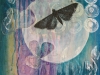 Painting by Tara Leaver: Moth