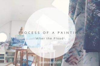 Process of a painting from start to finish :: After the Flood