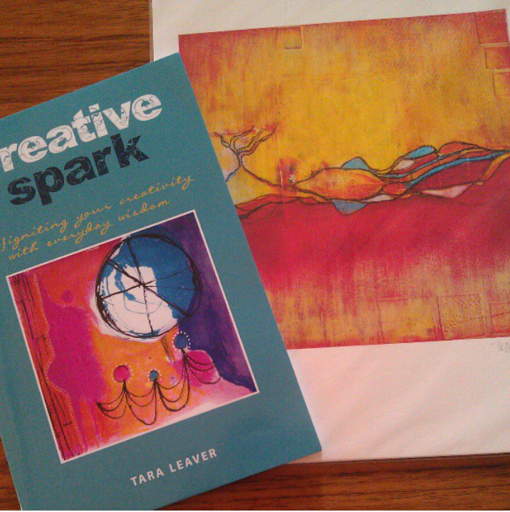 Photo of Creative Spark and 'The Uncertain' print by Tara Leaver from Lorinda Fraser