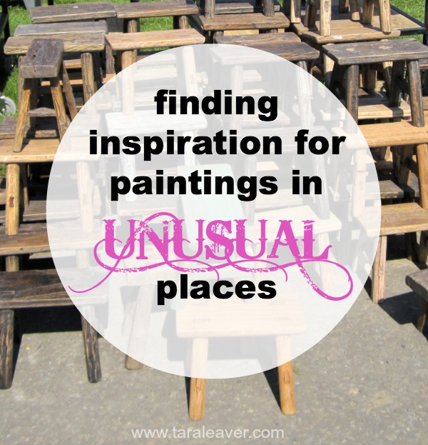 A look at some places to find inspiration for paintings that are unusual or unexpected.