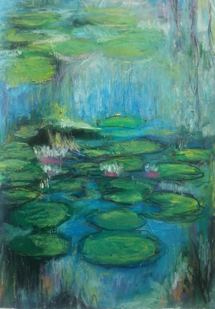 Waterlilies After Monet II - Tara Leaver