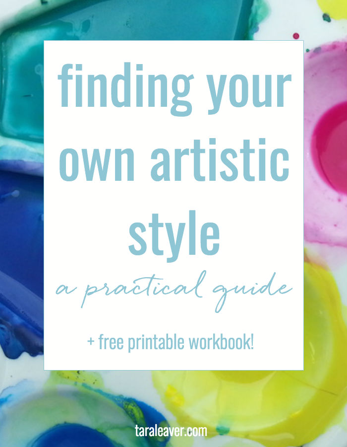 Finding your own artistic style - a practical guide, with free workbook! No one can teach you your unique style and approach as an artist, but there are ways to start uncovering and developing it! This post offers a few ways to help you make your art your own.