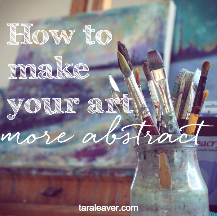 how to make your art more abstract