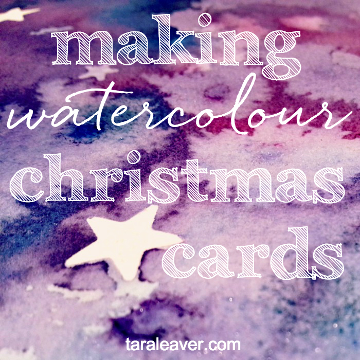 Making Watercolour Christmas Cards Tara Leaver