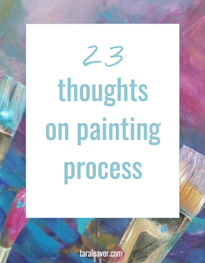 23 thoughts on painting process