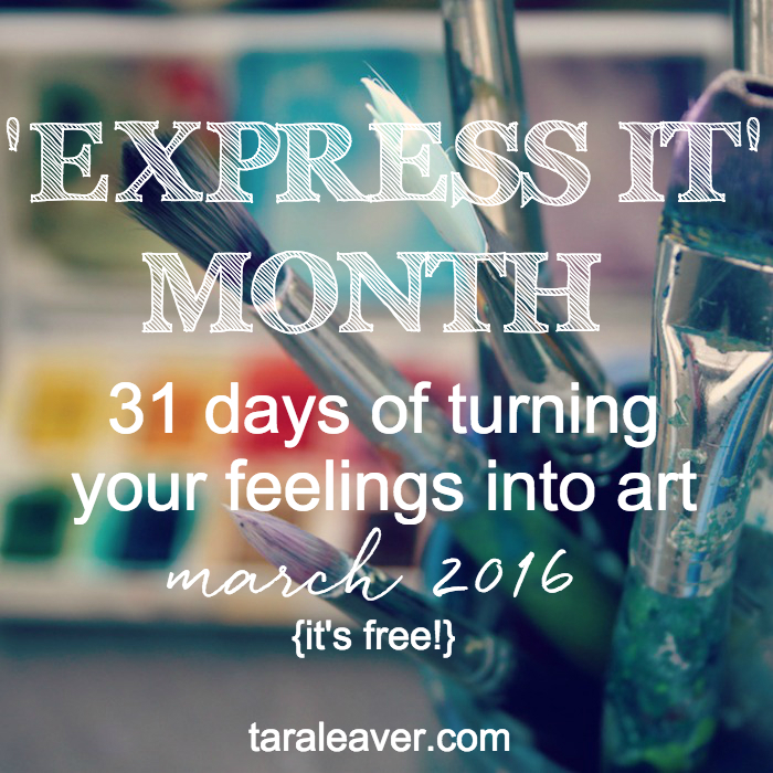 express it month - march 2016 - a free community experiment
