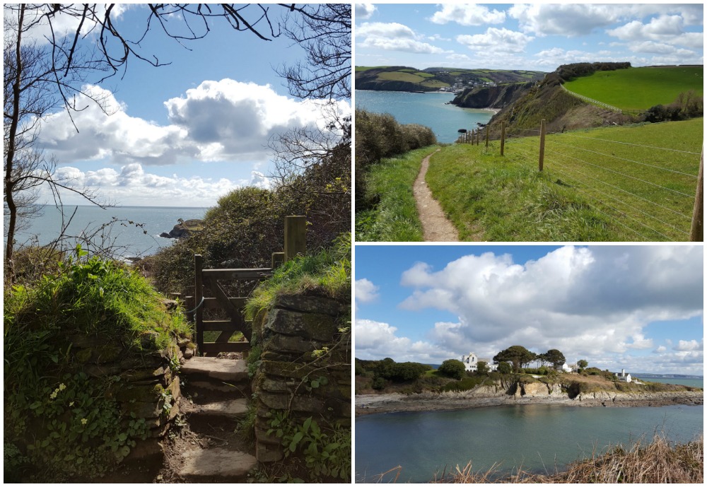 south coast path between Mevagissey and Gorran Haven