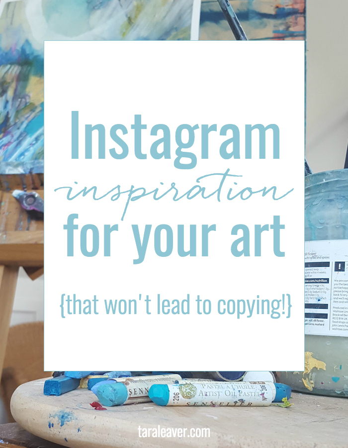 Instagram inspiration for your art that won't lead to copying! Some non-painter accounts to follow for inspiration from outside your usual places.