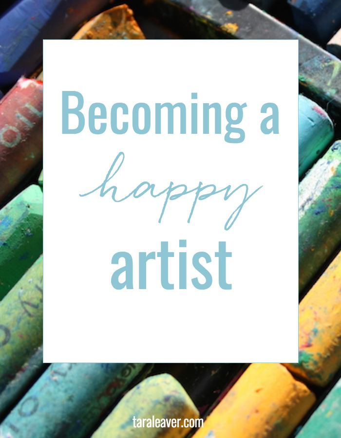 becoming a happy artist