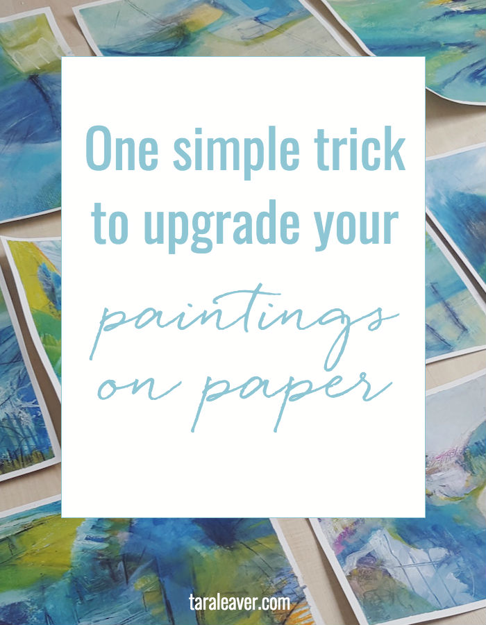 One simple trick to upgrade your paintings on paper. It's not rocket science, but it makes a big difference!