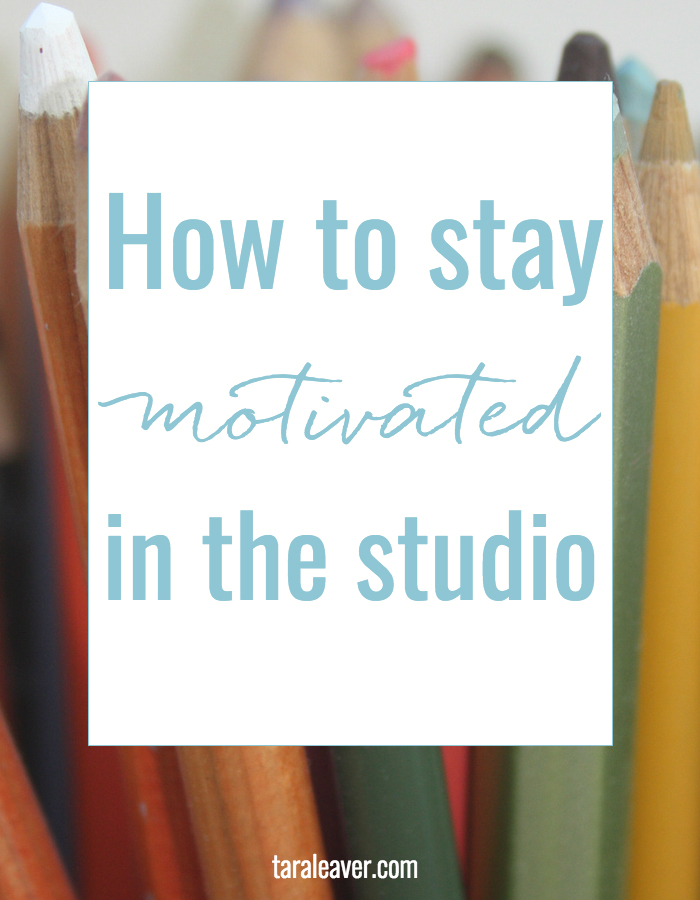 How to stay motivated in the studio - four things you can do to get back on track when you've fallen out of love with an art project