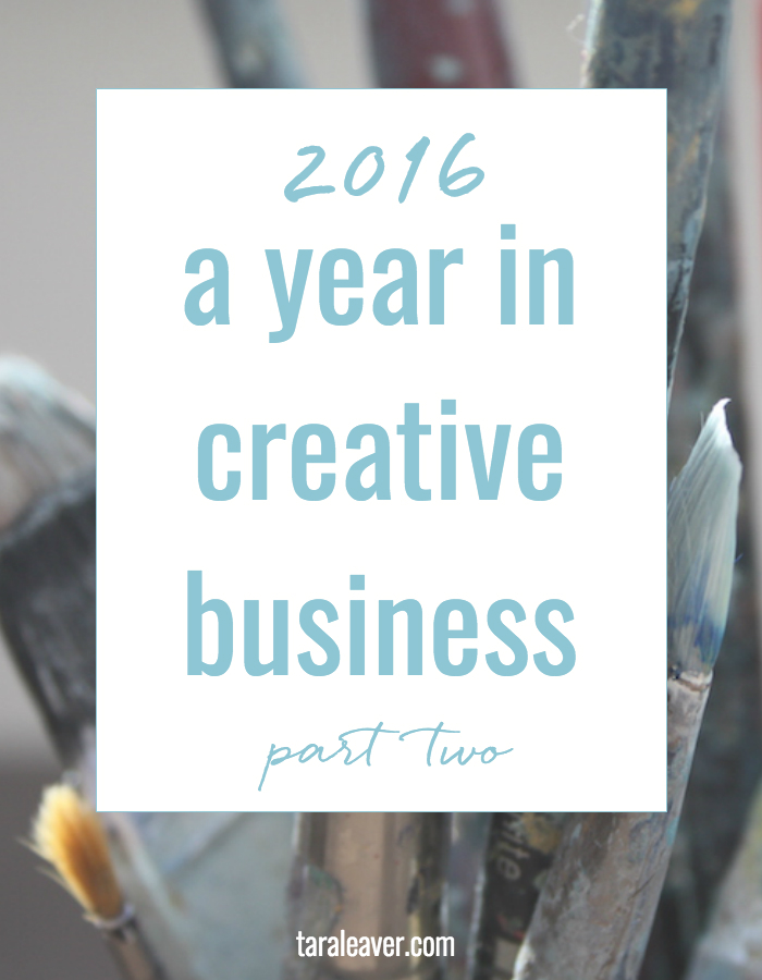 2016: A year in creative business part two