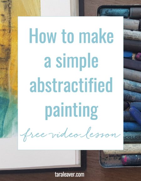 Free painting video lesson: How to make a simple abstractified painting ...