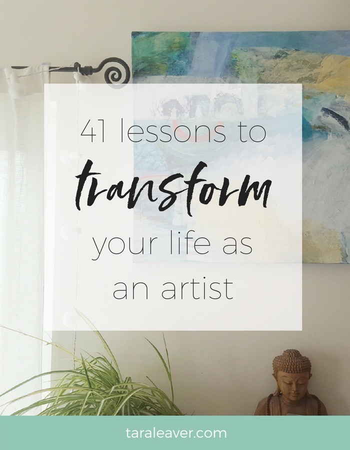 41 lessons to transform your life as an artist - real life artists of all kinds share their wisdom, from the profound to the hilarious