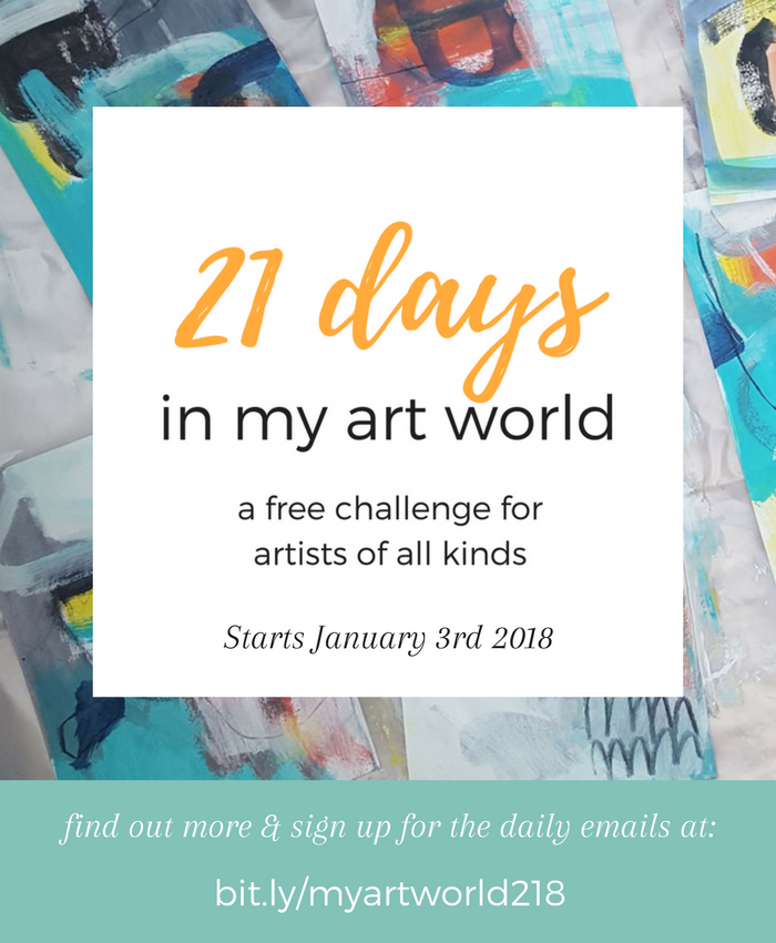 21 days in my art world - a free challenge for artists of all kinds