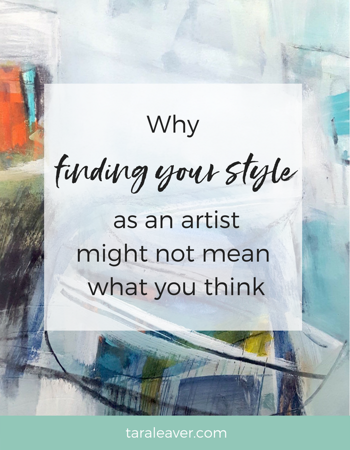 Why finding your style as an artist might not mean what you think - a look at the holy grail of many artists from a different perspective