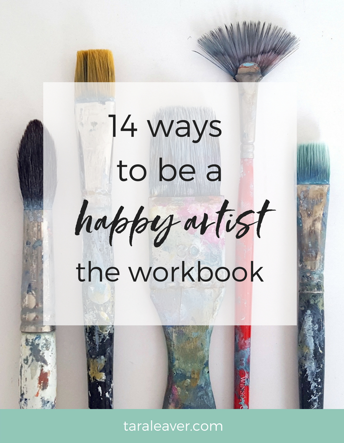 14 ways to be a happy artist workbook