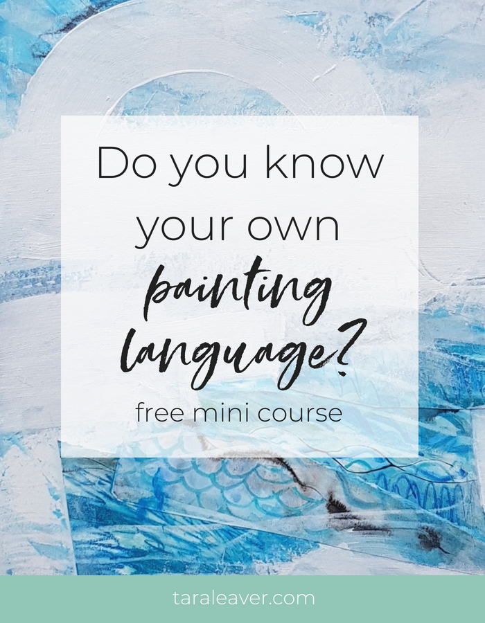 Do you know your own painting language? A free course