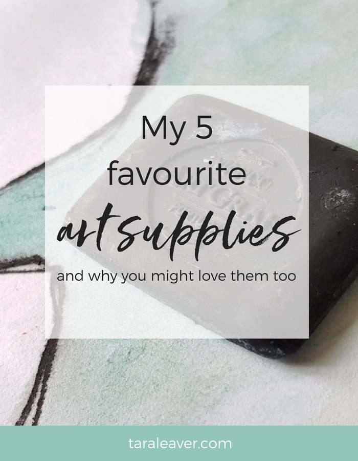 My 5 favourite art supplies + why you might like them too