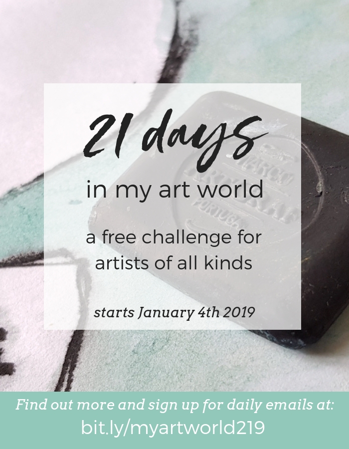 21 days in my art world - a free challenge for artists of all kinds