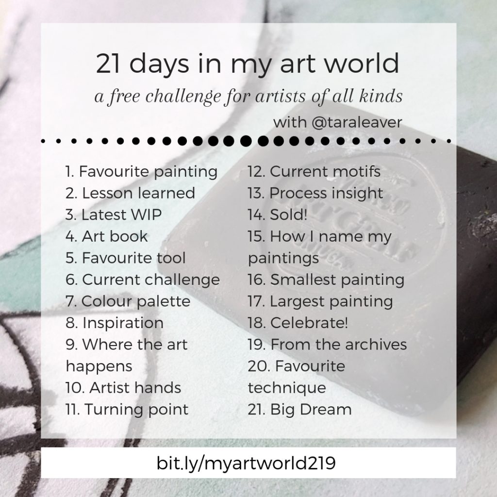 21 days in my art world 2019 - prompts