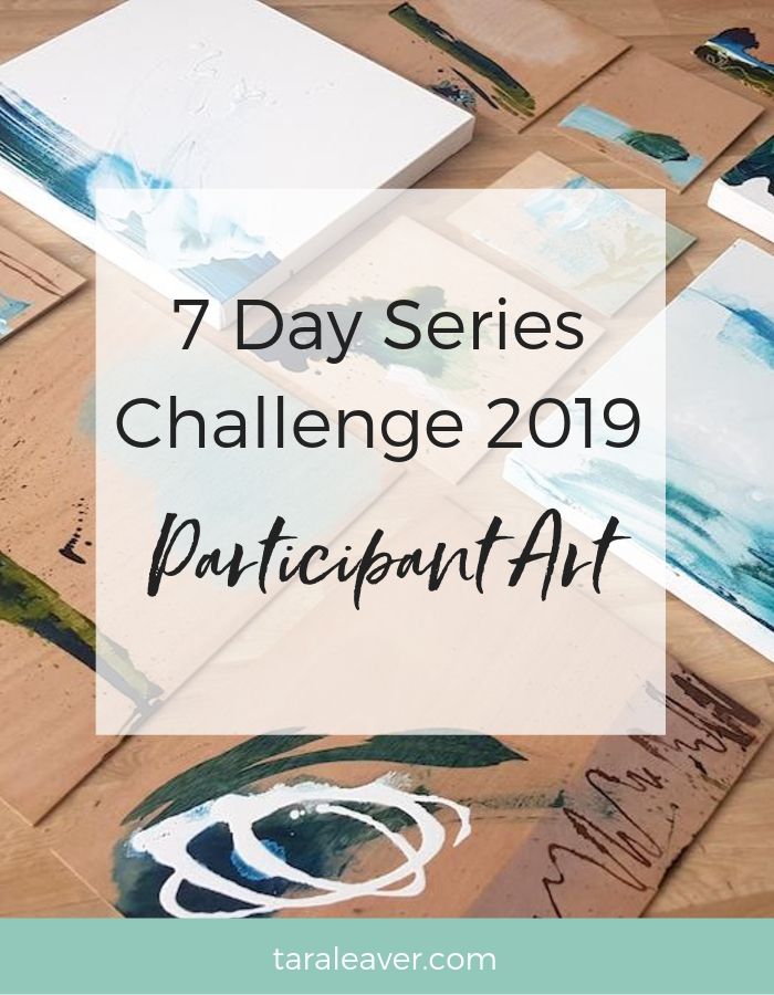 7 day series challenge 2019 participant art