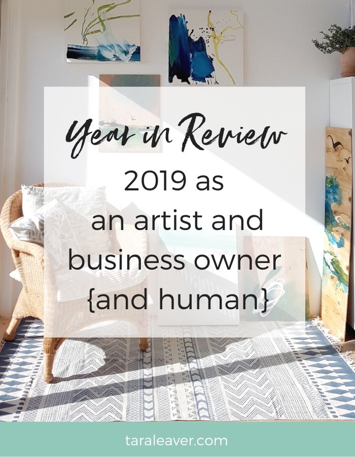 Year in Review: 2019 as an artist and business owner {and human}