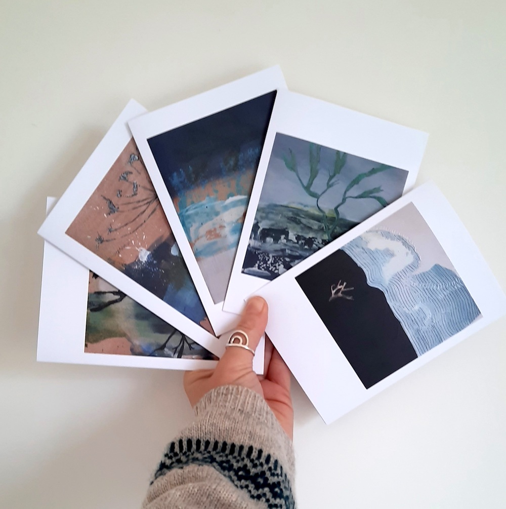 Set of 5 'Winter' greeting cards | Tara Leaver