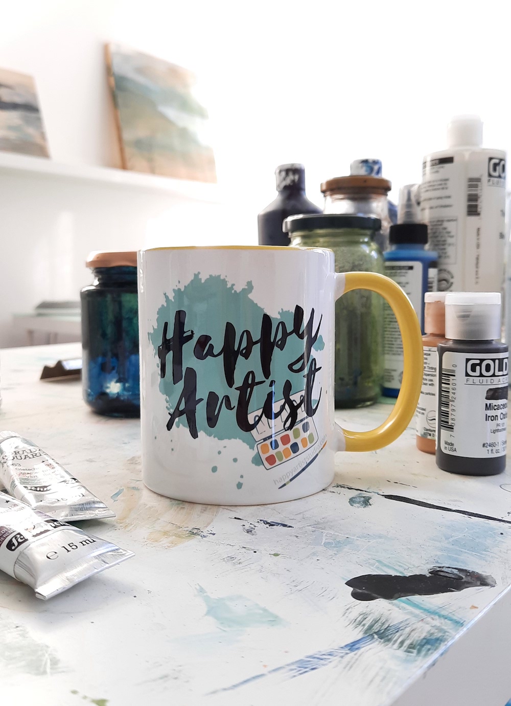 Happy Artist mug