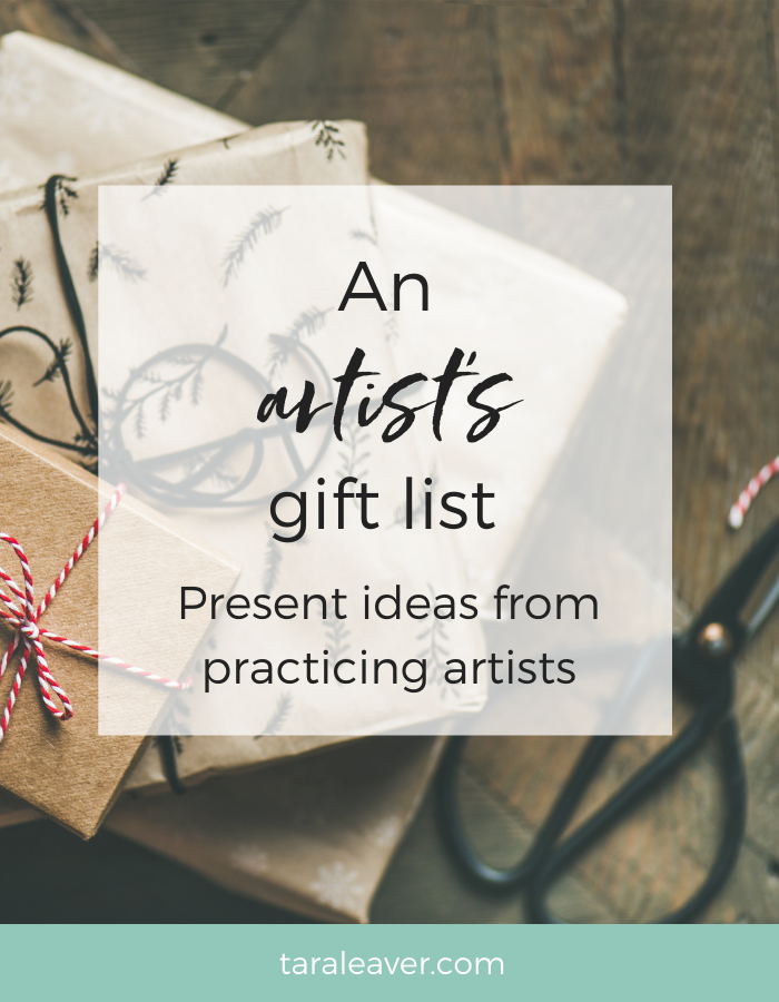An artist's gift list - present ideas from practicing artists