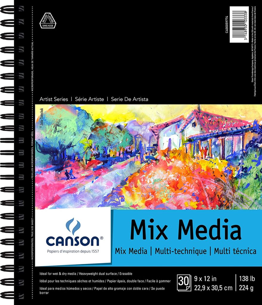 Canson Mixed Media sketchbook