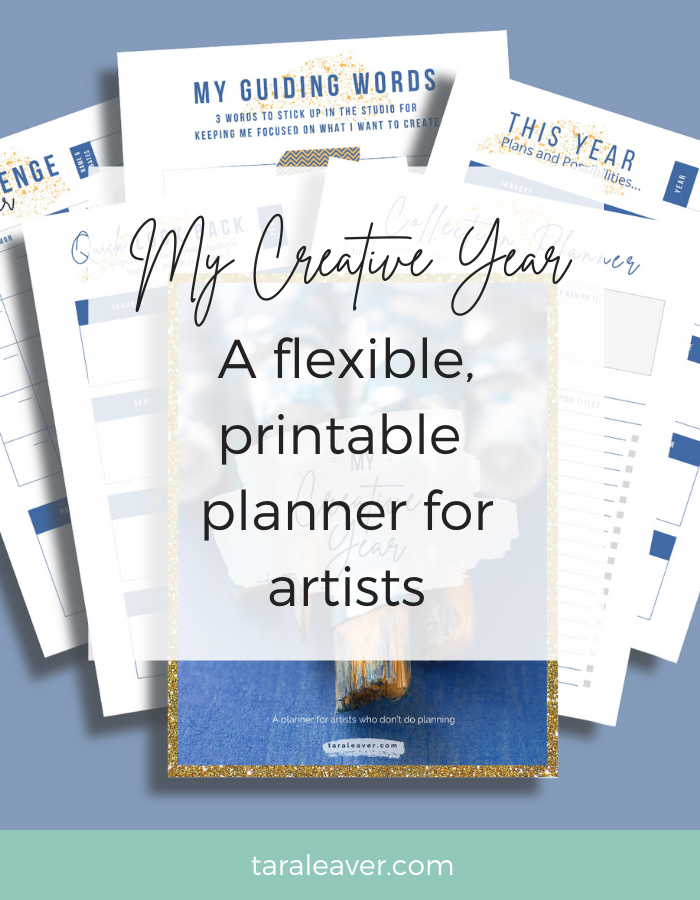 My Creative Year - a flexible, printable planner for artists