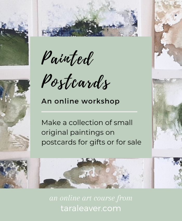 Painted Postcards - An online workshop - click here to sign up to hear when it's released!