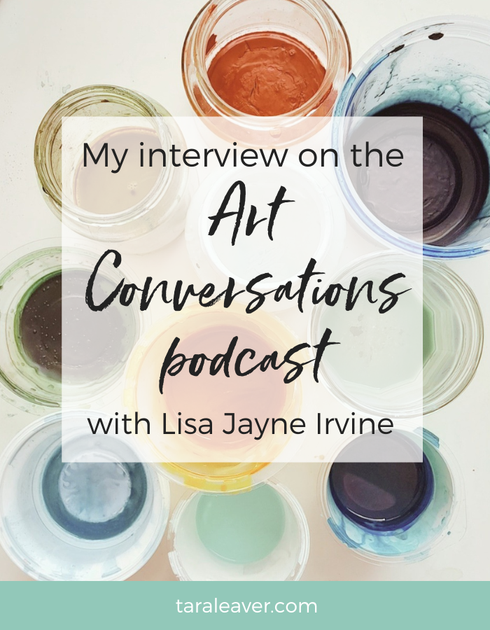 My interview on the Art Conversations podcast with Lisa Jayne Irvine