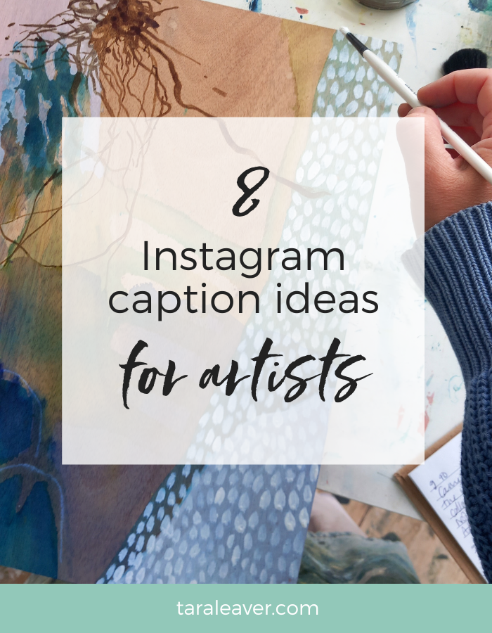 8 instagram caption ideas for artists