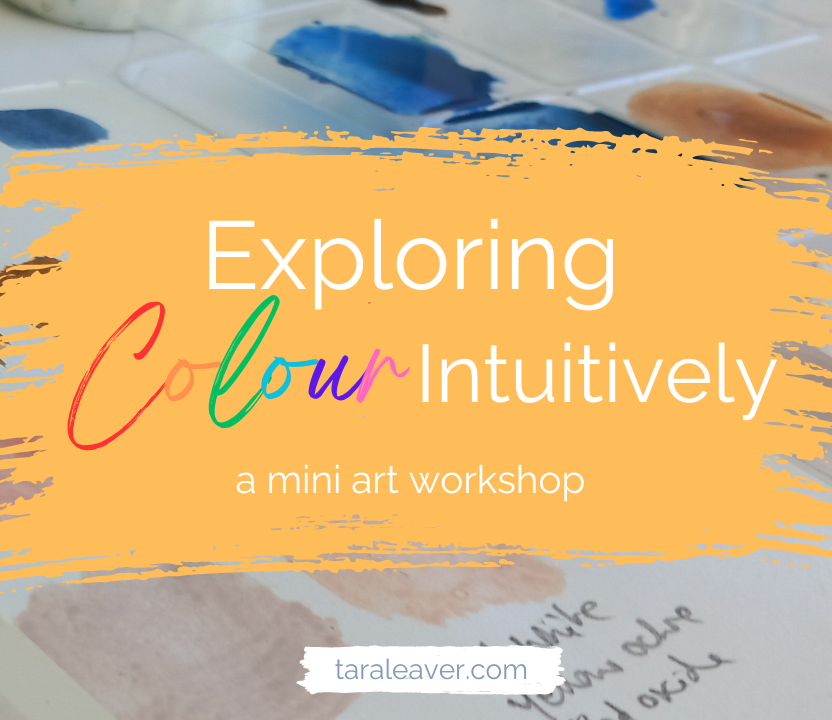 Exploring Colour Intuitively mini art workshop