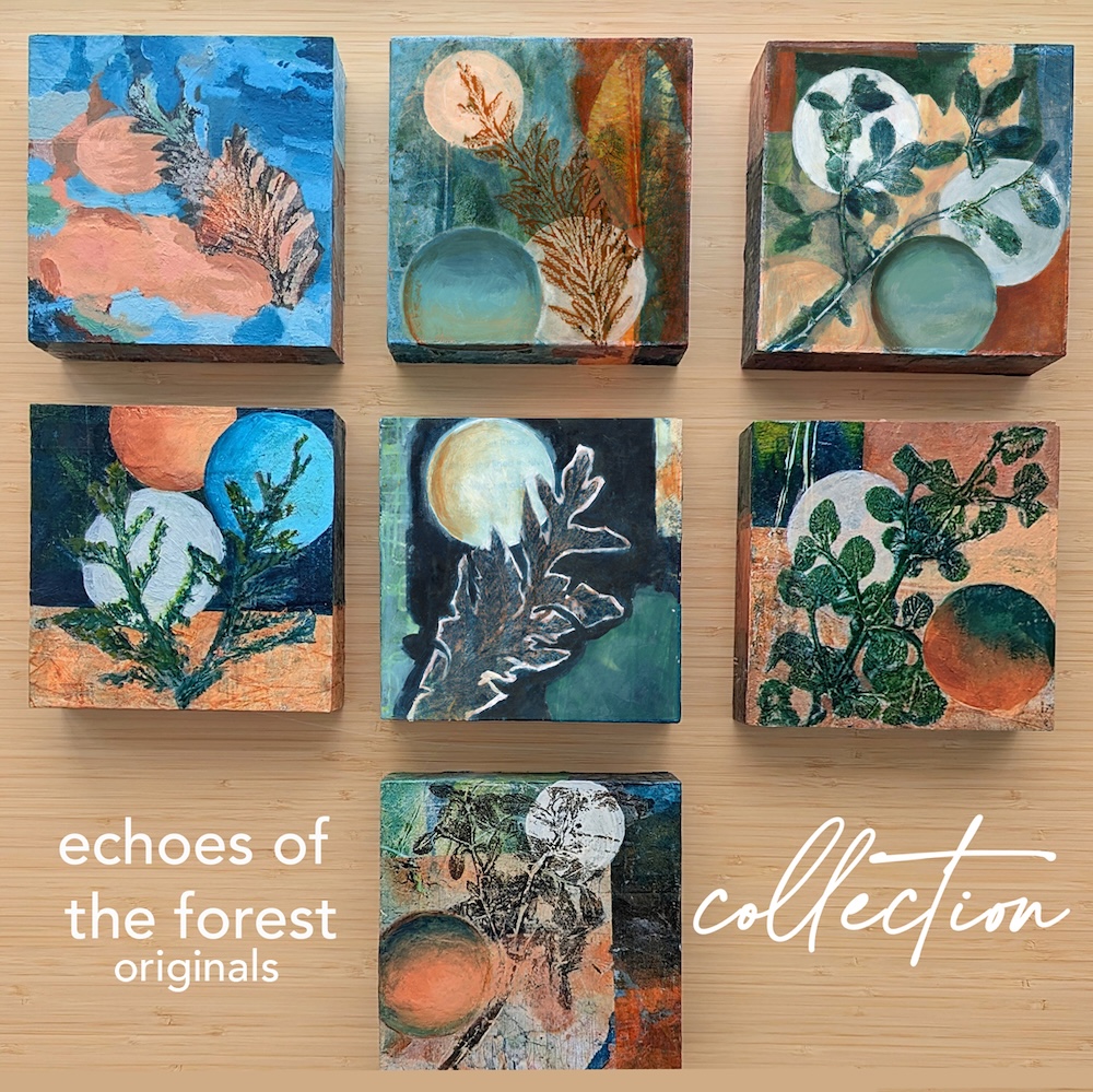 Echoes of the Forest original paintings - Nancy Carol Studio