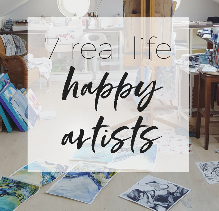 7 real life happy artists