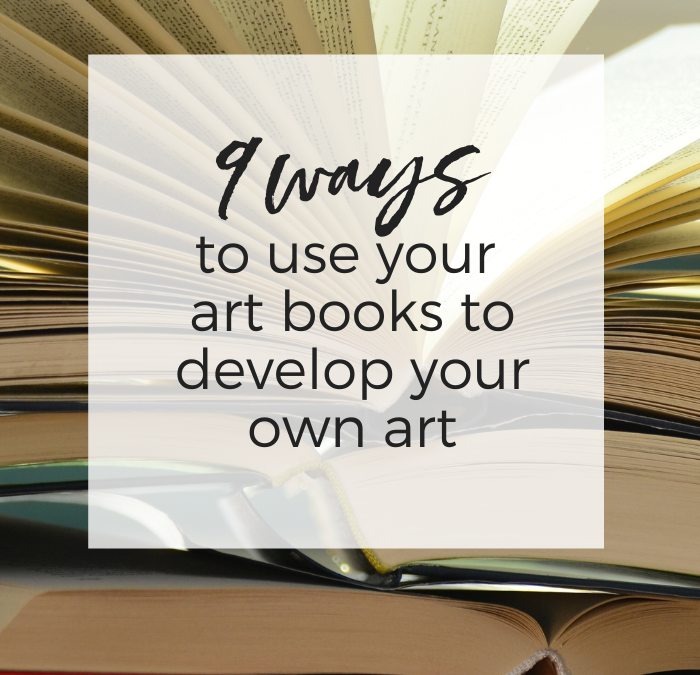 Nine ways to use your art books to develop your own art