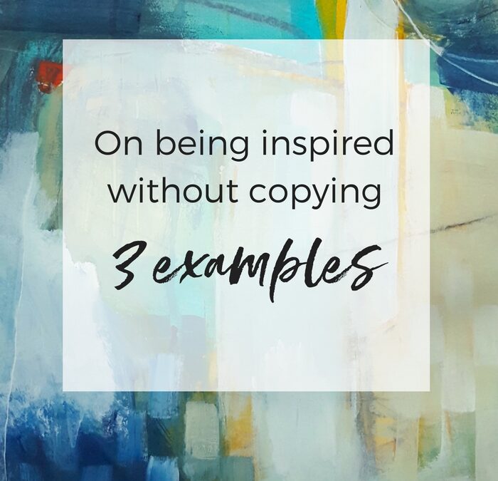 On being inspired without copying – 3 examples