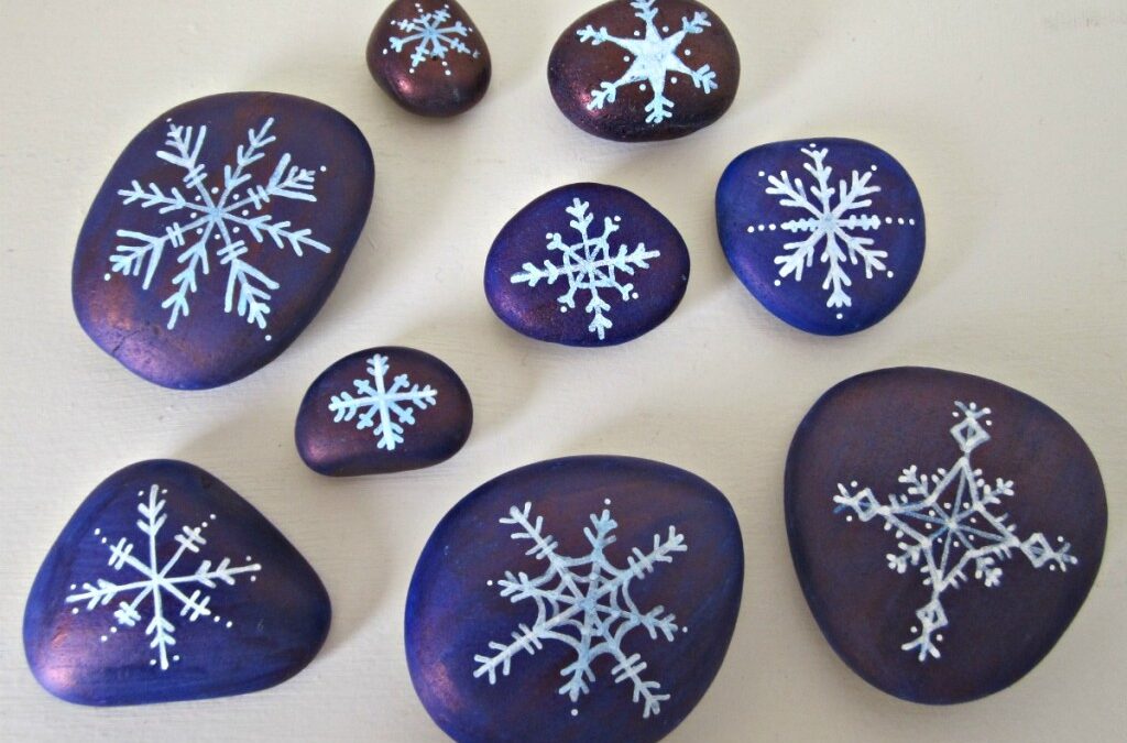 snowflake stones