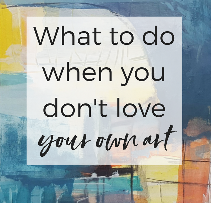 What to do when you don’t love your own art